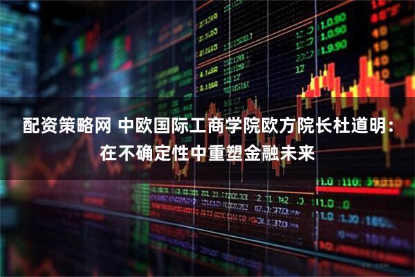 配资策略网 中欧国际工商学院欧方院长杜道明：在不确定性中重塑金融未来
